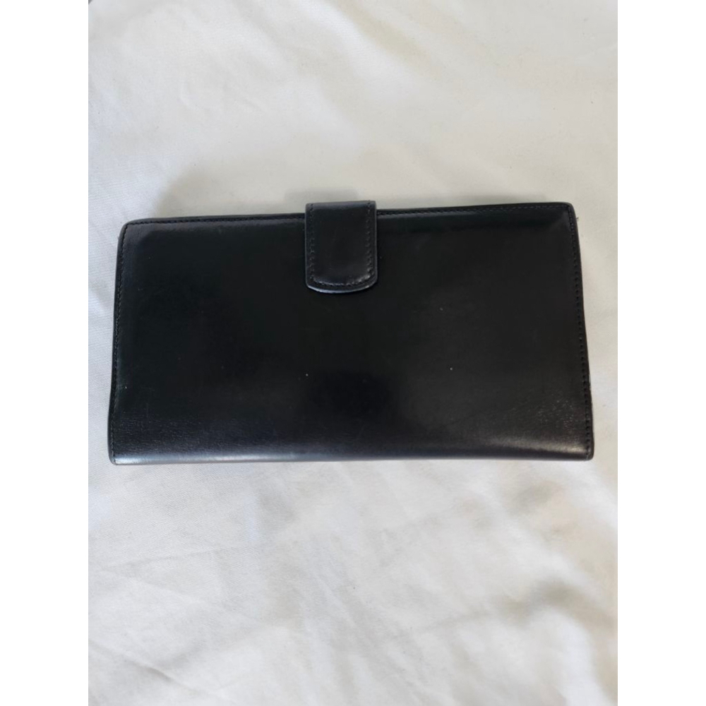 Salvatore Ferragamo Black Leather Wallet One Size - Picture 3 of 15